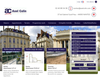 axel-colin-nantes.com screenshot