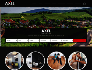 axel-immo.com screenshot