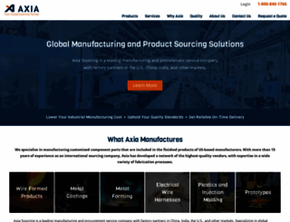 axiasourcing.com screenshot