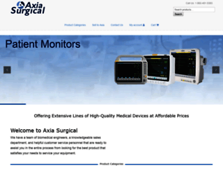 axiasurgical.com screenshot