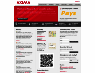 axima-brno.cz screenshot