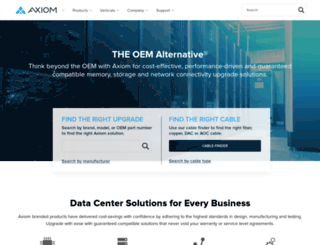 axiommemory.com screenshot