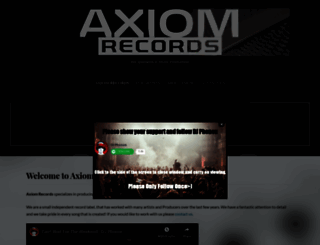 axiomrecords.com screenshot