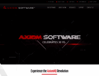 axiomsw.com screenshot