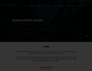 axiomtech.cz screenshot