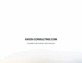 axios-consulting.com screenshot