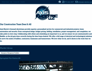 axis-electric.com screenshot