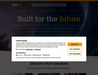 axis.com screenshot
