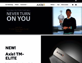 axis1-golf.myshopify.com screenshot