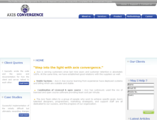 axisconvergence.com screenshot