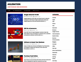 axleration.com screenshot