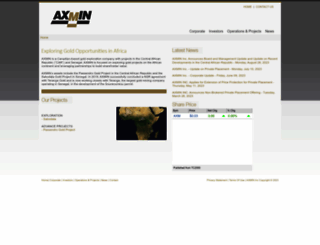 axmininc.com screenshot