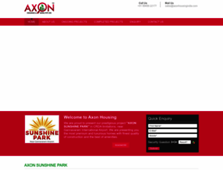 axonhousingindia.com screenshot