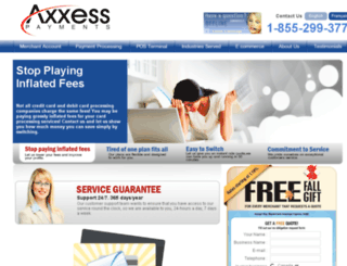 axxesspayments.com screenshot
