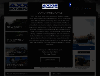 axxismotorsportsltd.com screenshot