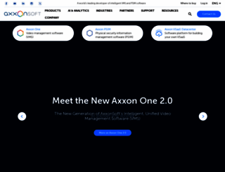 axxonsoft.com screenshot