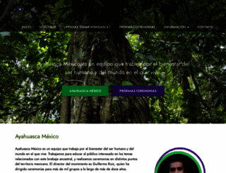 ayahuascamexico.com screenshot