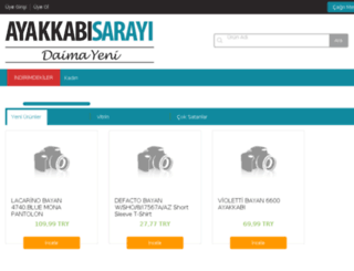 ayakkabisarayi.com screenshot