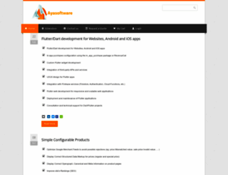 ayasoftware.com screenshot