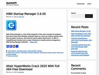 ayeshapc.com screenshot