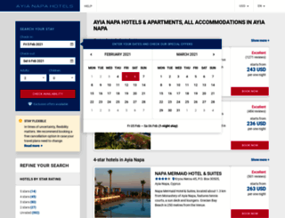 ayia-napa-hotels.com screenshot