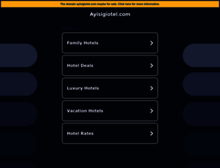 ayisigiotel.com screenshot