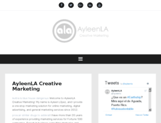 ayleenlacreativemarketing.com screenshot