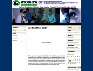 ayodhyaphacocenter.com screenshot