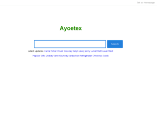 ayoetex.com screenshot