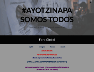 ayotzinapasomostodos.wordpress.com screenshot
