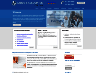 ayoub-associates.com screenshot