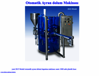 ayrandolummakinasi.com screenshot