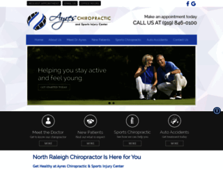 ayreschiropractic.com screenshot