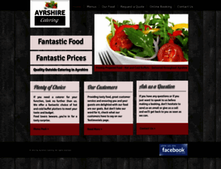 ayrshirecatering.co.uk screenshot