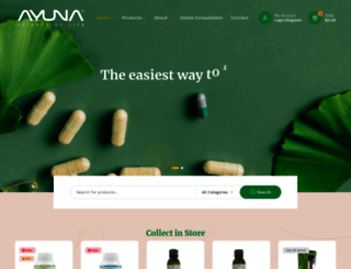 ayuna.com.au screenshot