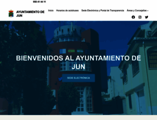 ayuntamientojun.org screenshot