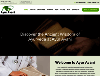 ayuravani.com screenshot