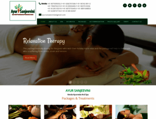 ayursanjeevini.com screenshot