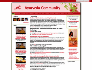 ayurveda-community.net screenshot