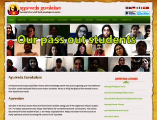 ayurvedagurukulam.com screenshot