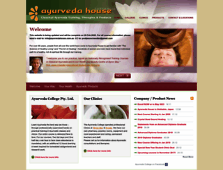 ayurvedahouse.com.au screenshot