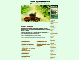 ayurvedam.com screenshot