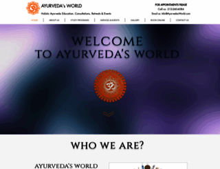 ayurvedasworld.com screenshot