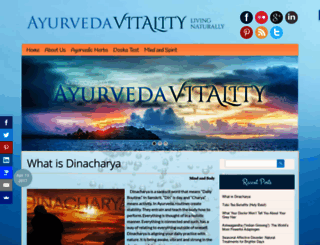 ayurvedavitality.com screenshot
