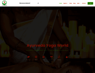 ayurvedayogaworld.com screenshot