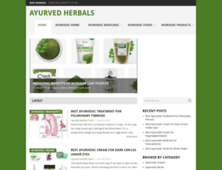 ayurvedherbals.com screenshot