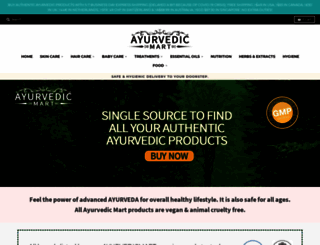 ayurvedicmart.com screenshot