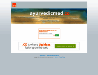 ayurvedicmed.co screenshot