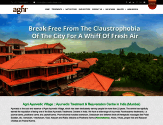 ayurvedicvillage.com screenshot