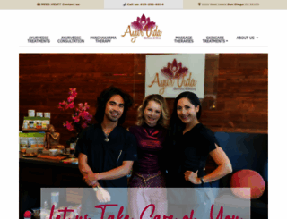 ayurvidawellness.com screenshot